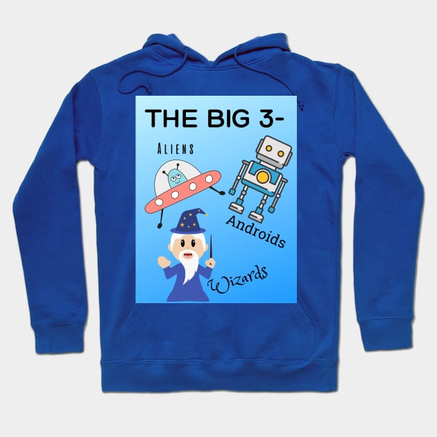 Big Three Hoodie by NerdySparkleGoth